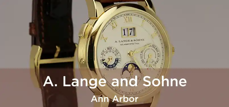 A. Lange and Sohne Ann Arbor